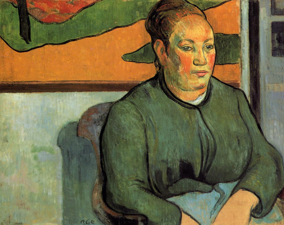 Madame Roulin (1888) Paul Gauguin tablo - Dekolata