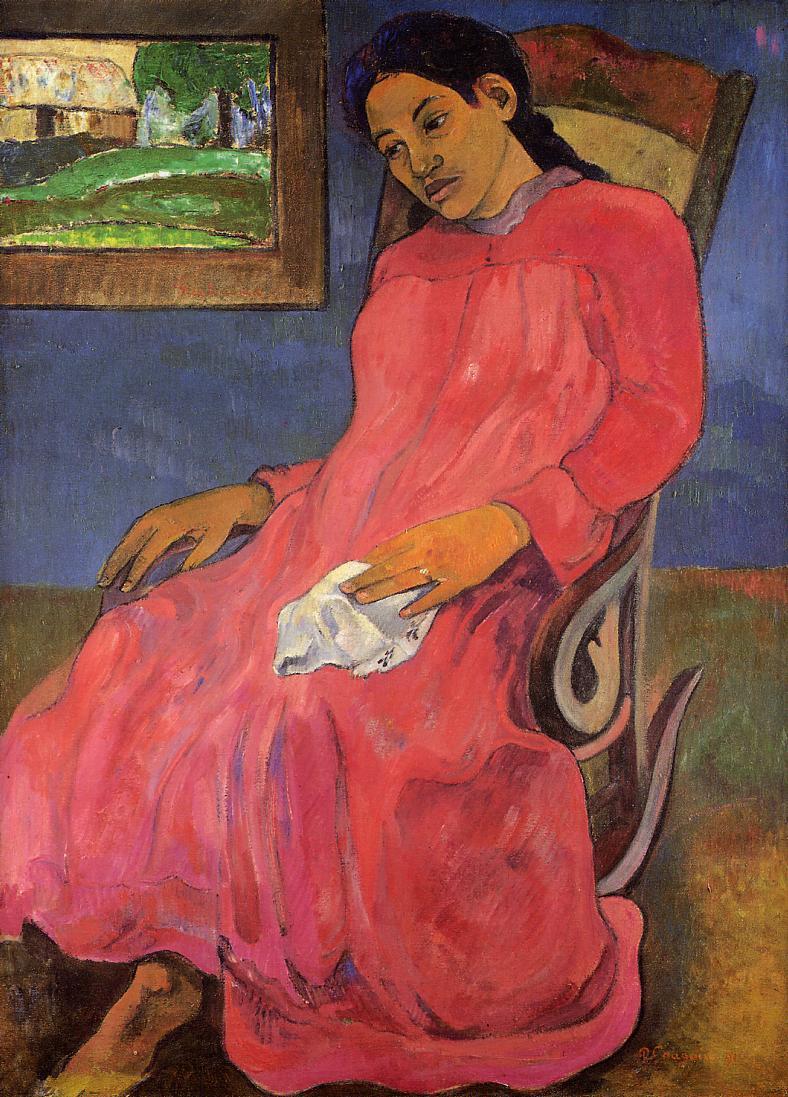 Melancholic (1891) – Paul Gauguin Tablo