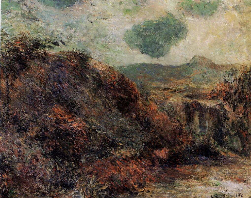 Mountain landscape (1882) Paul Gauguin tablo - Dekolata