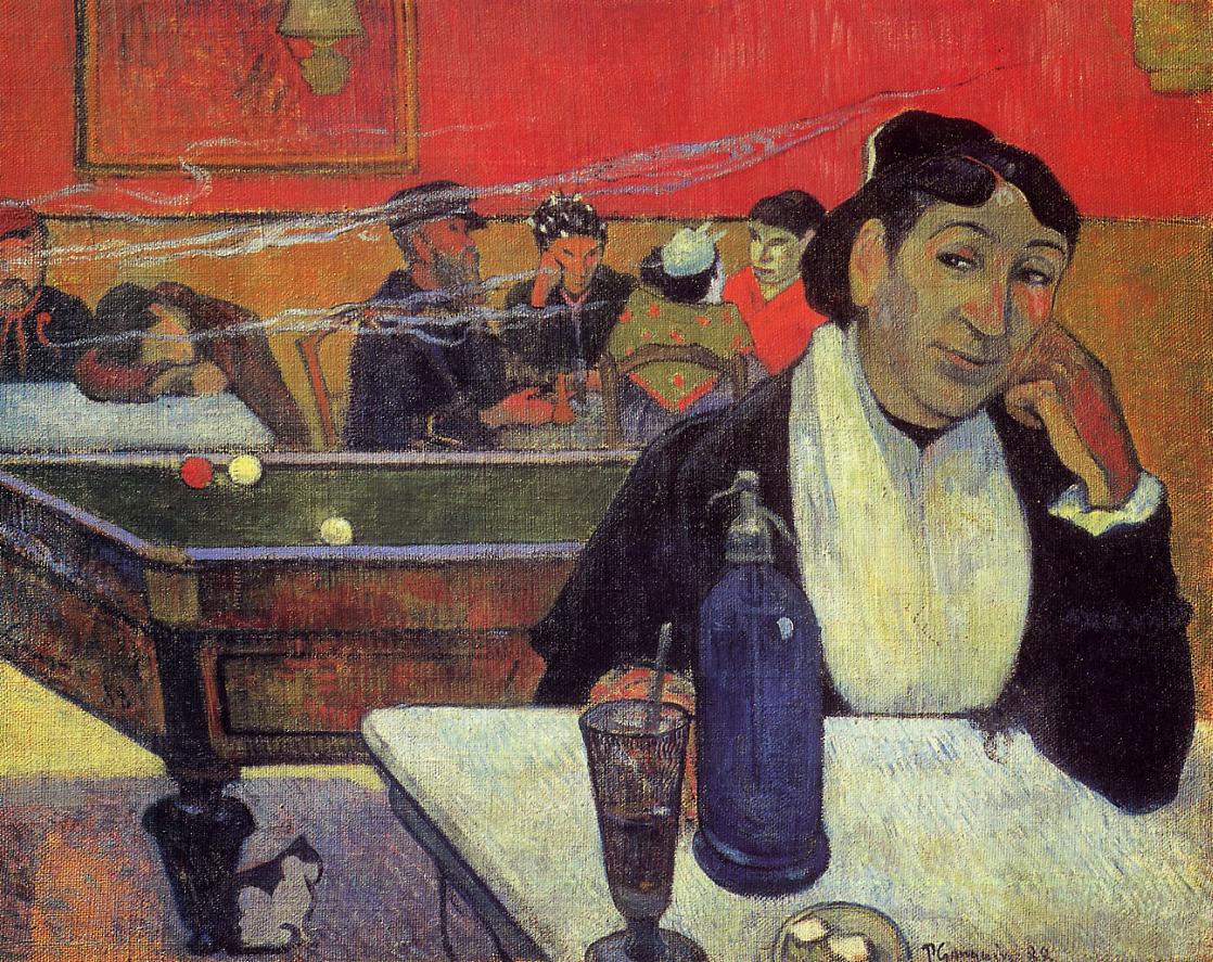 Night café, Arles (1888) Paul Gauguin tablo - Dekolata