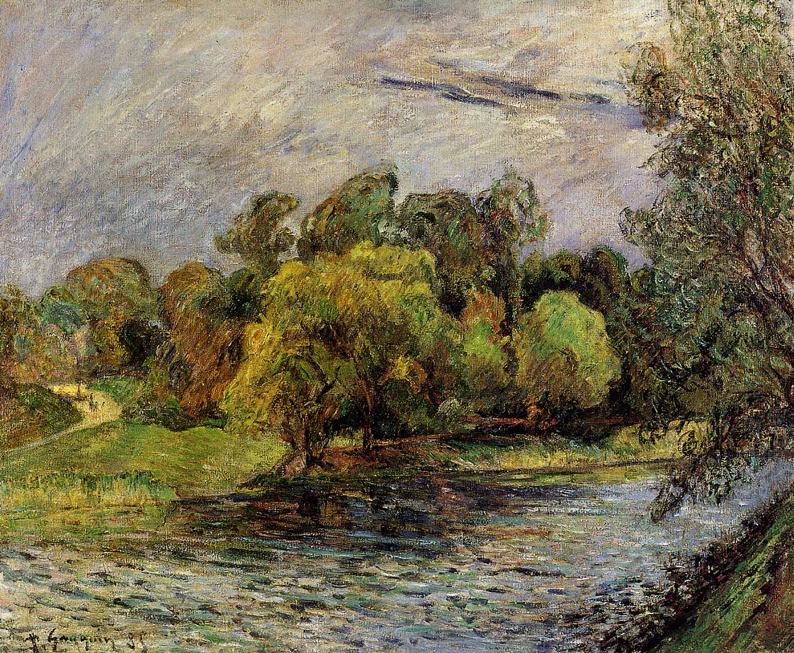 Oestervold Park, Copenhagen (1885) Paul Gauguin tablo - Dekolata