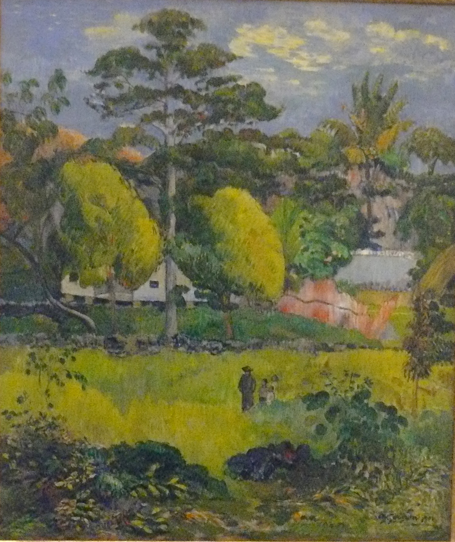 Paysage, Ou Promenade Familiale (1901) Paul Gauguin tablo - Dekolata