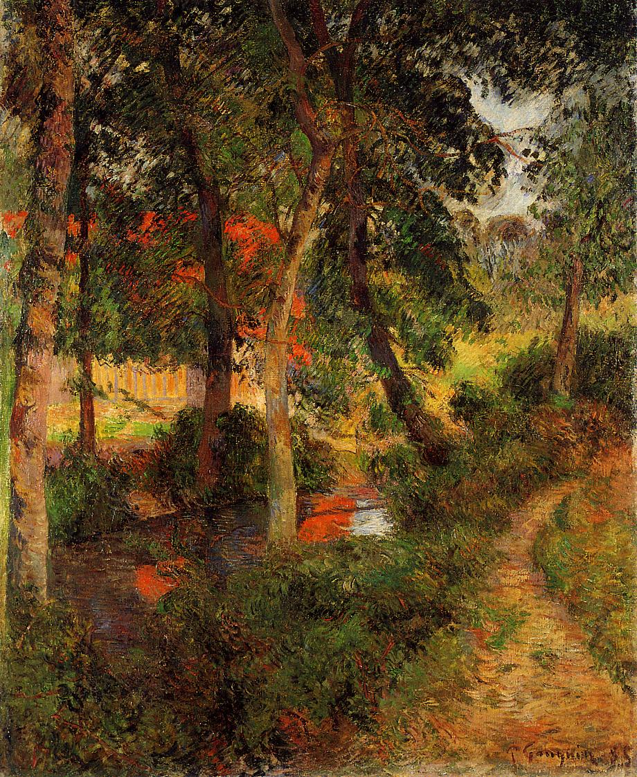 Pere Jean's Path (1885) Paul Gauguin tablo - Dekolata