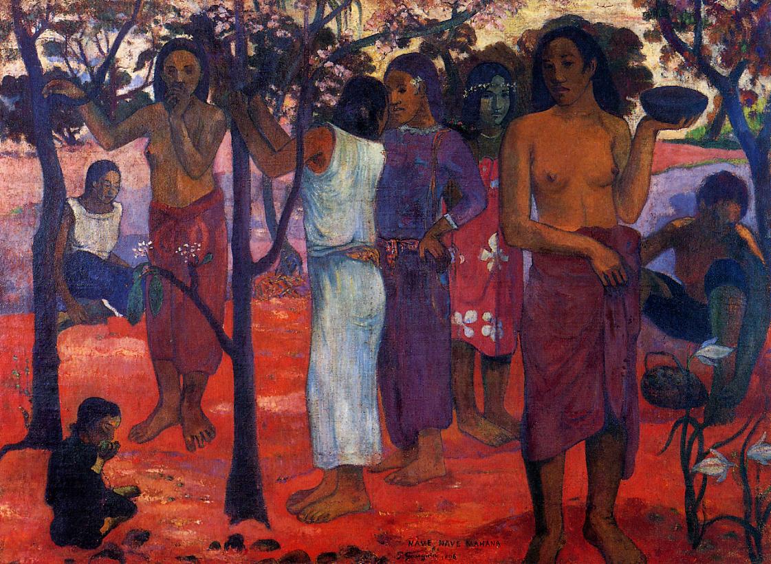 Perfect days (1896) Paul Gauguin tablo - Dekolata