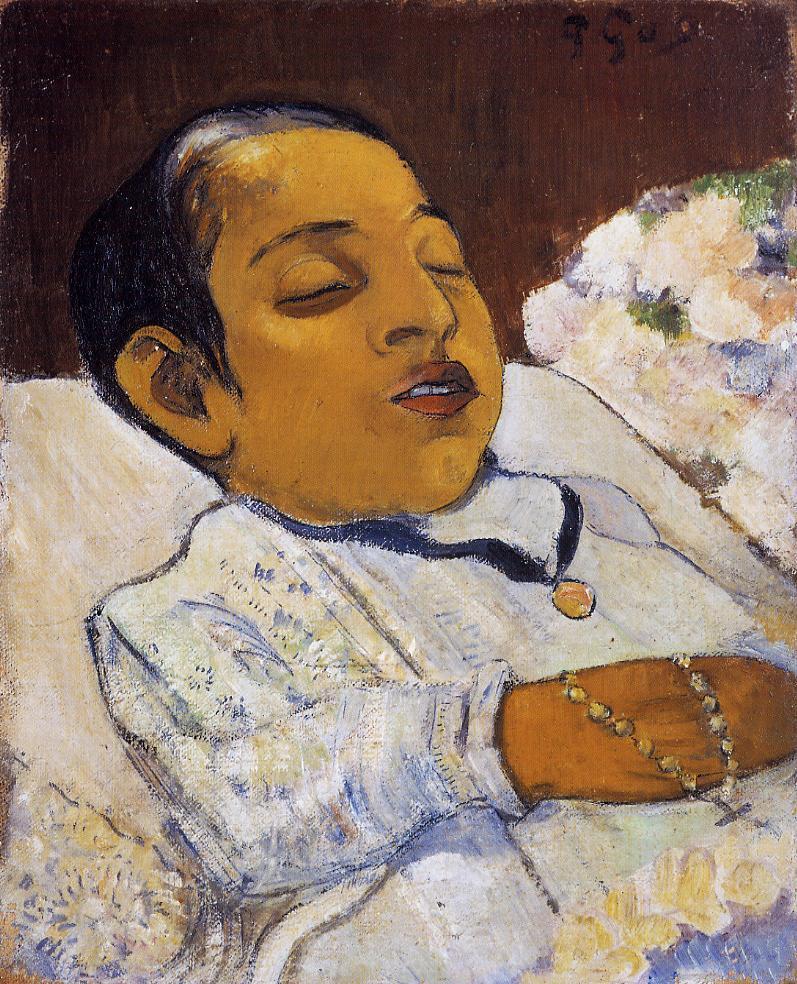 Portrait of Atiti (1891) Paul Gauguin tablo - Dekolata