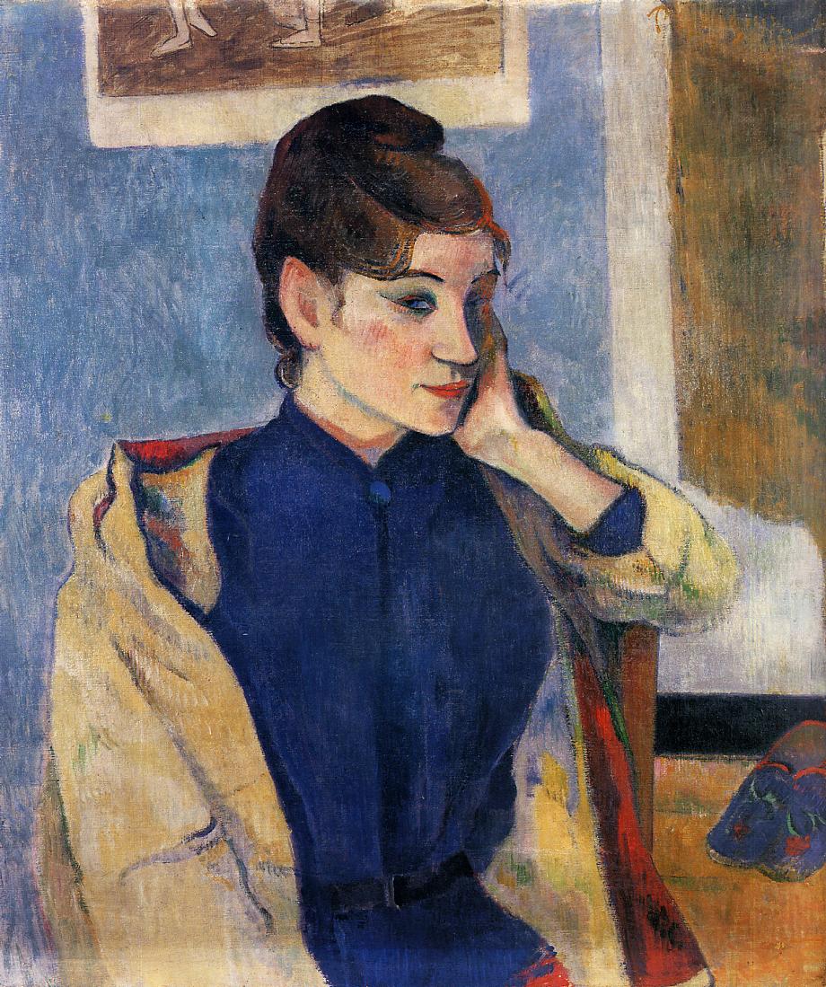 Portrait of Madelaine Bernard (1888) – Paul Gauguin Tablo