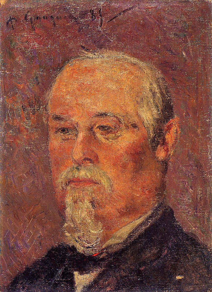 Portrait of Philibert Favre (1885) Paul Gauguin tablo - Dekolata