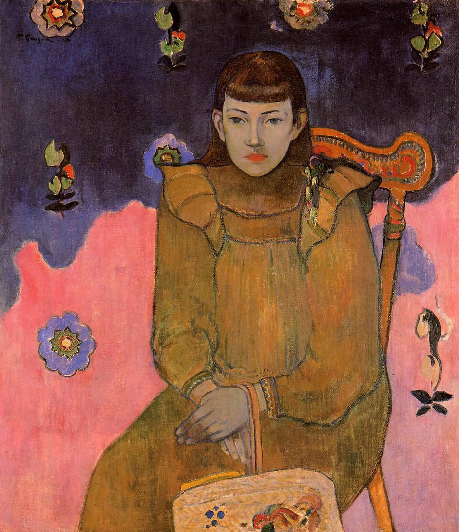 Portrait of a Young Woman, Vaite (Jeanne) Goupil (1896) Paul Gauguin tablo - Dekolata