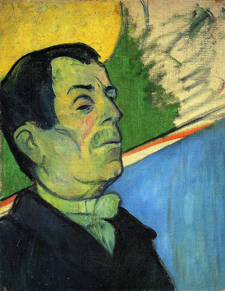 Portrait of a man wearing a lavalliere (1888) Paul Gauguin tablo - Dekolata
