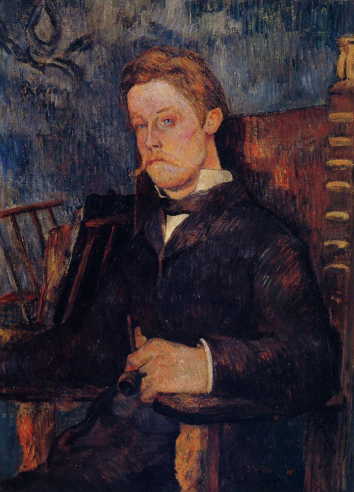 Portrait of a seated man (1884) Paul Gauguin tablo - Dekolata