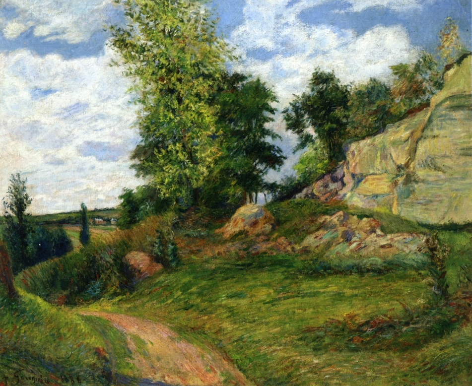 Quarries at Pontoise (1882) Paul Gauguin tablo - Dekolata