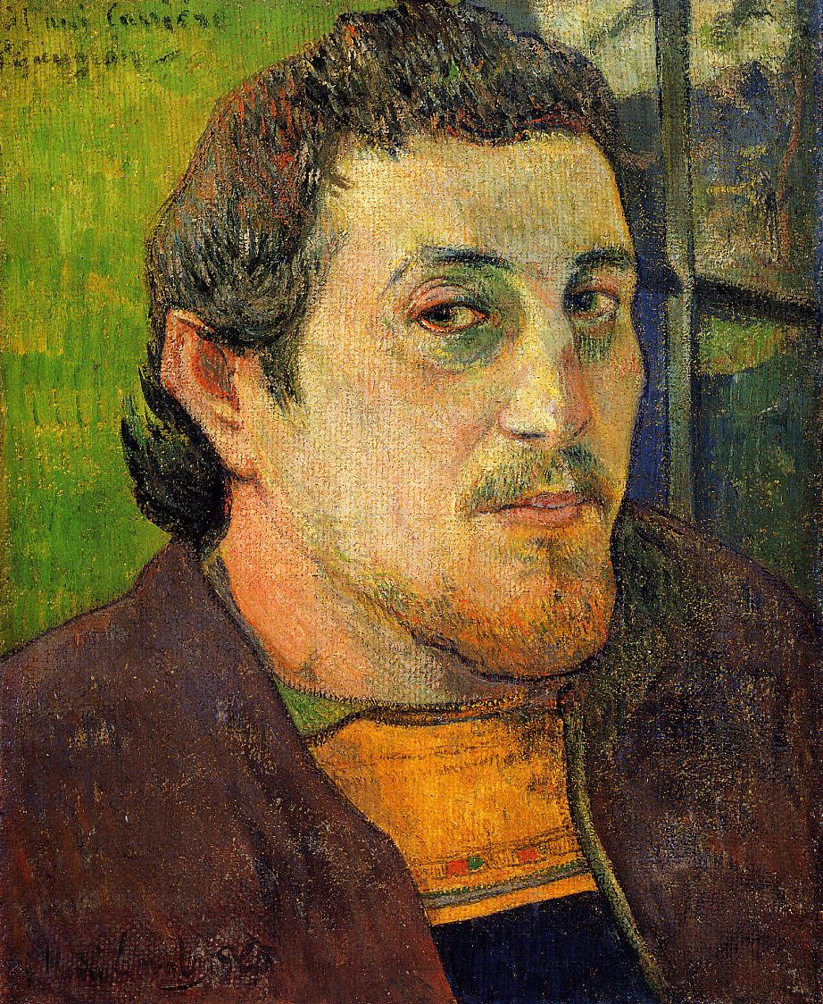 Self portrait at Lezaven (1888) Paul Gauguin tablo - Dekolata