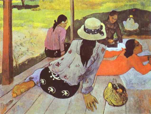 Siesta (1894) Paul Gauguin tablo - Dekolata
