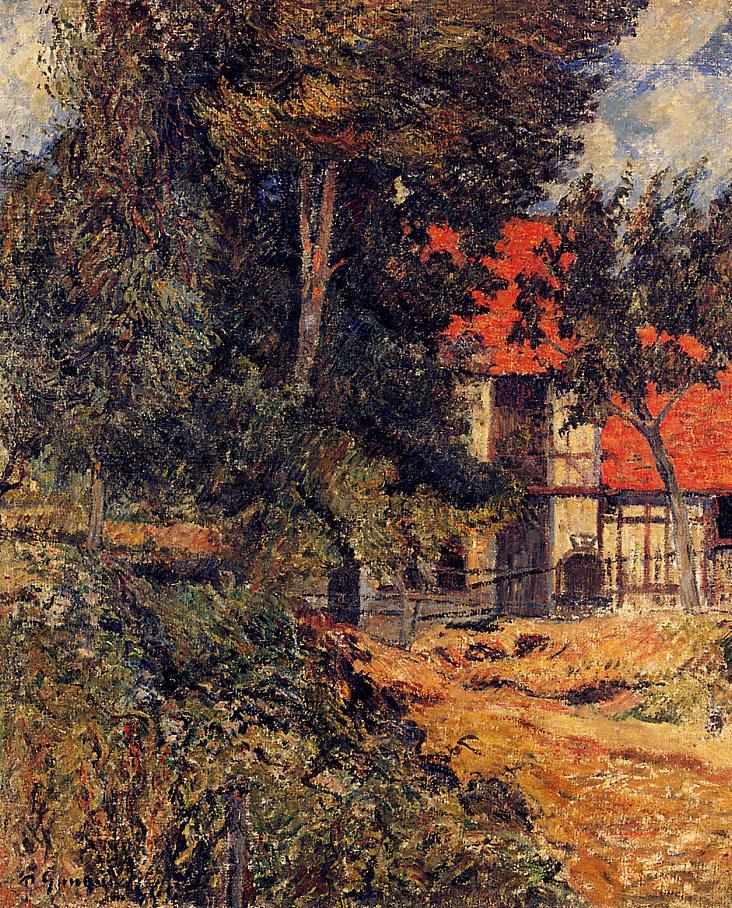 Stabble near Dieppe (1886) Paul Gauguin tablo - Dekolata