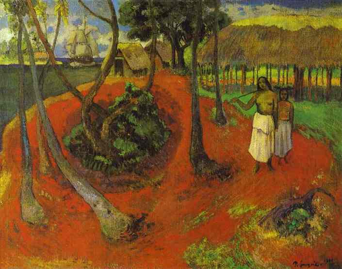 Tahitian idyll (1901) Paul Gauguin tablo - Dekolata