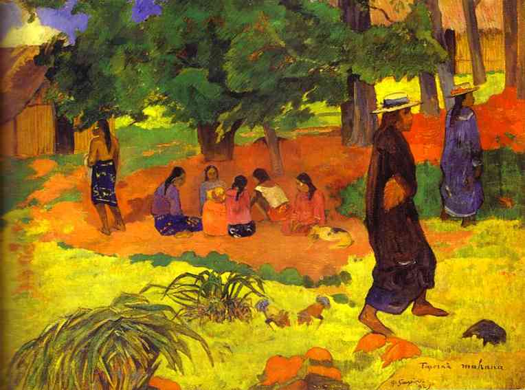 Taperaa Mahana (1892) Paul Gauguin tablo - Dekolata