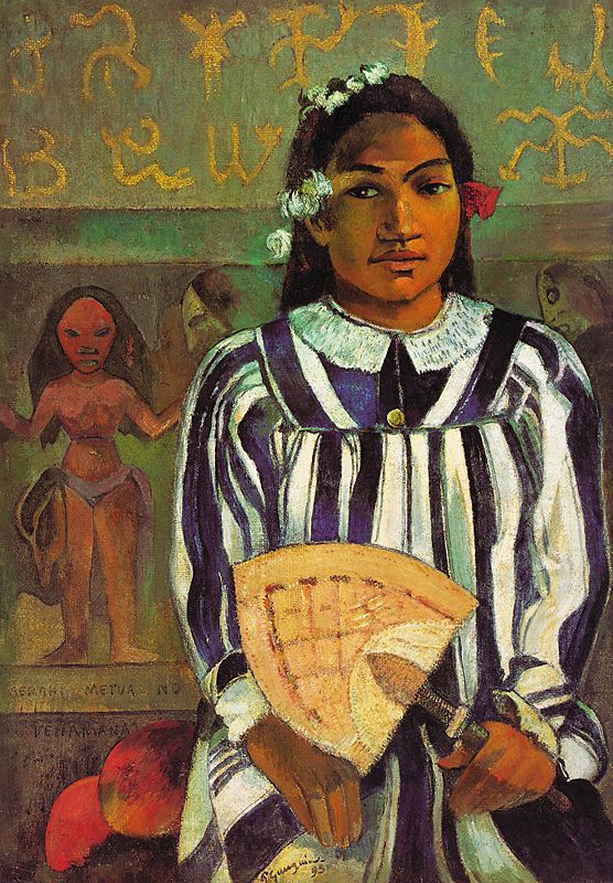Tehamana has many parents (The Ancestors of Tehamana) (1893) Paul Gauguin tablo - Dekolata