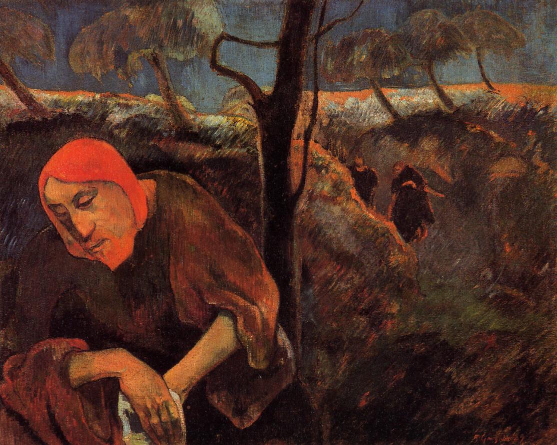 The Agony in the Garden (1889) Paul Gauguin tablo - Dekolata
