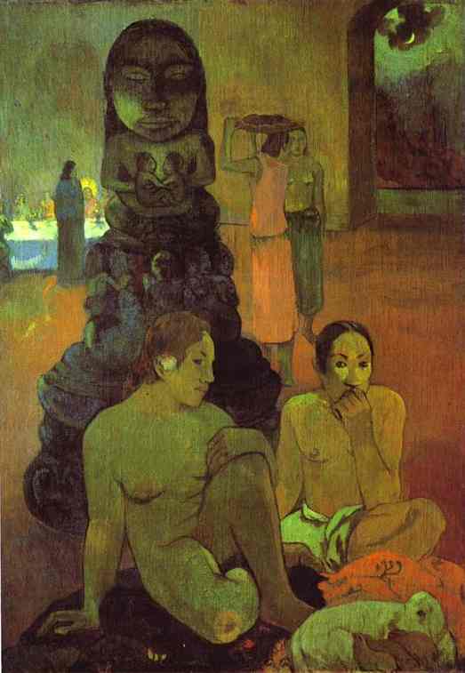 The Great Buddha (1899) Paul Gauguin tablo - Dekolata