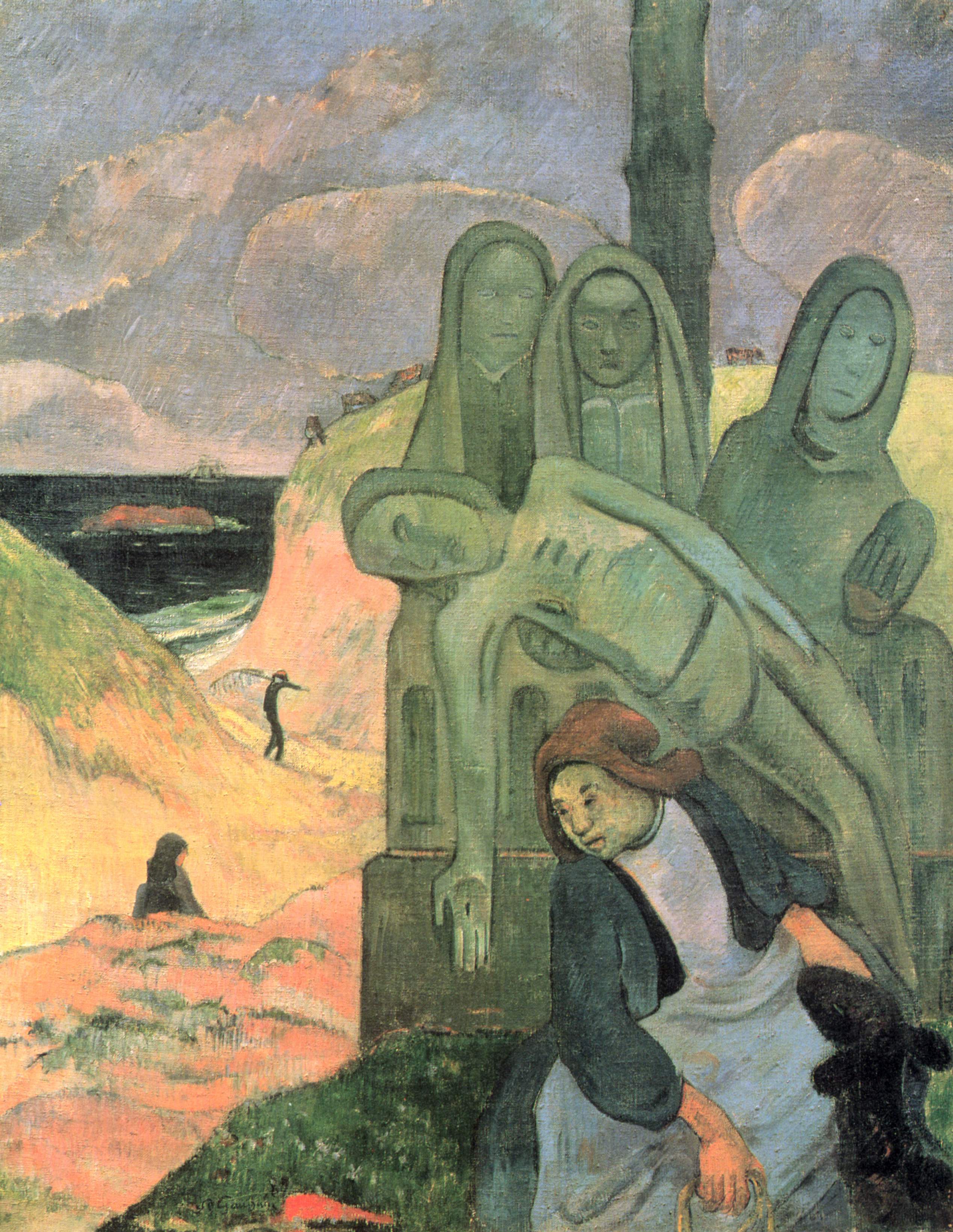 The Green Christ (1889) Paul Gauguin tablo - Dekolata
