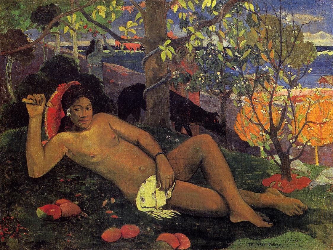The King's Wife (1896) Paul Gauguin tablo - Dekolata