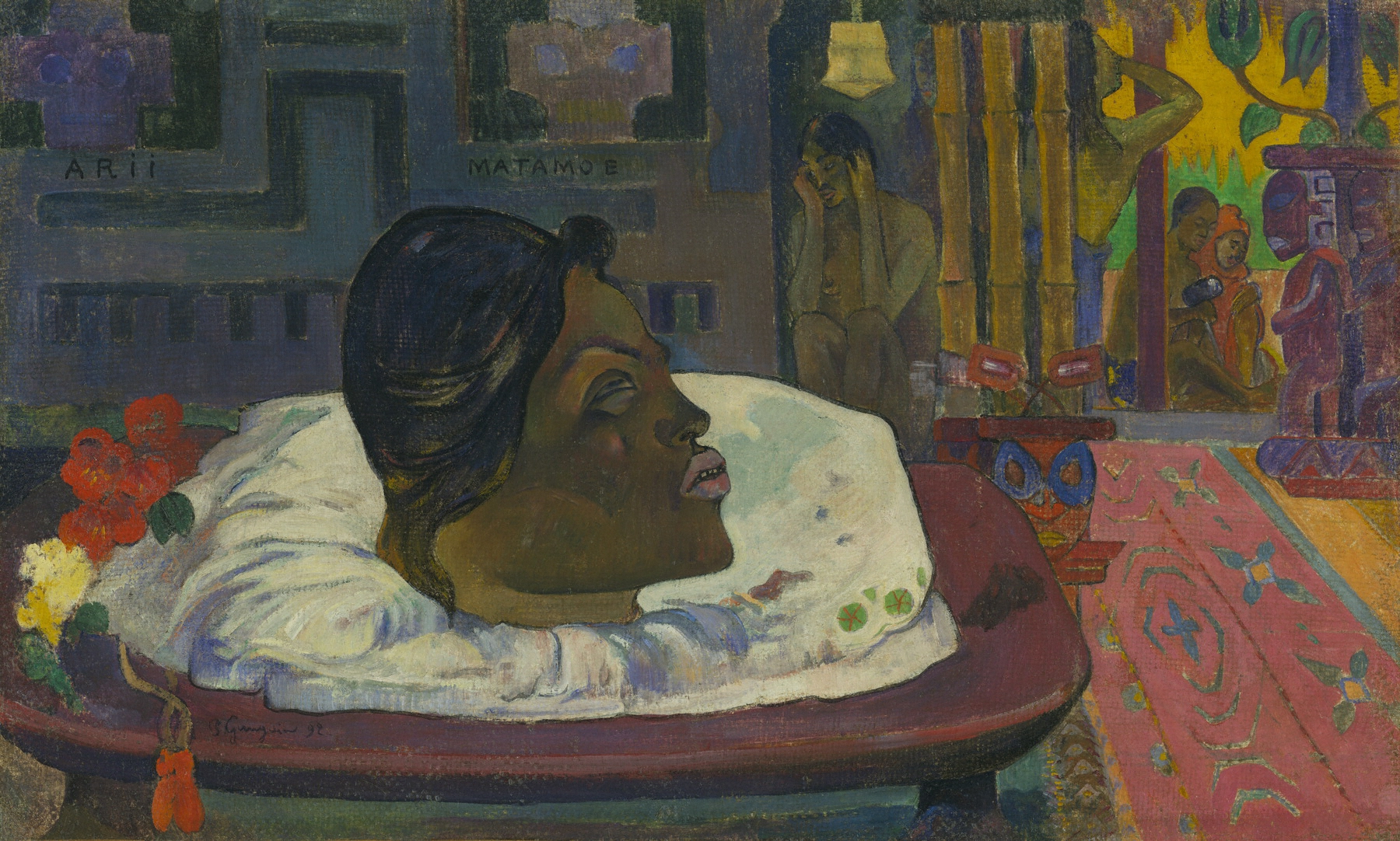The Royal End (1892) Paul Gauguin tablo - Dekolata