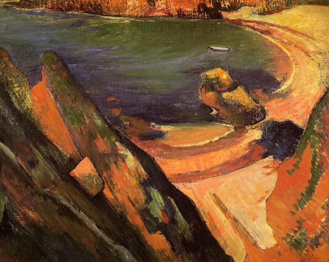 The creek, Le Pouldu (1889) – Paul Gauguin Tablo