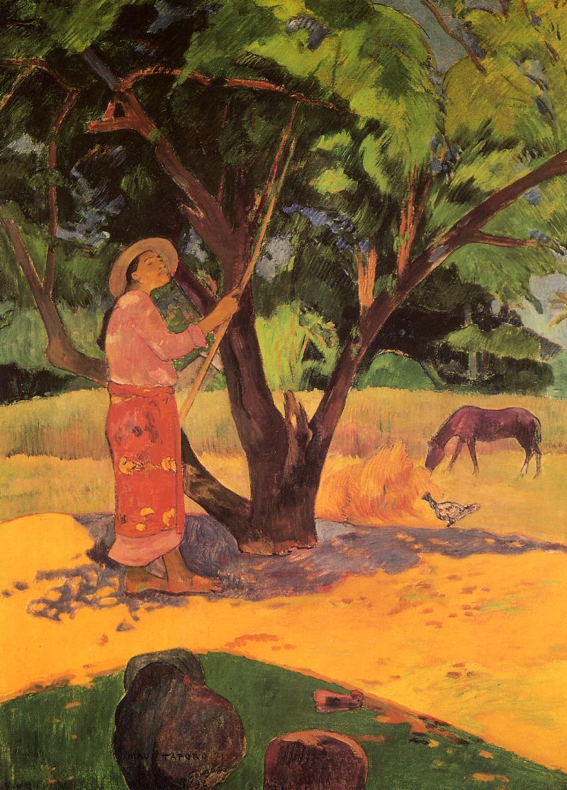 The lemon picker (1891) Paul Gauguin tablo - Dekolata