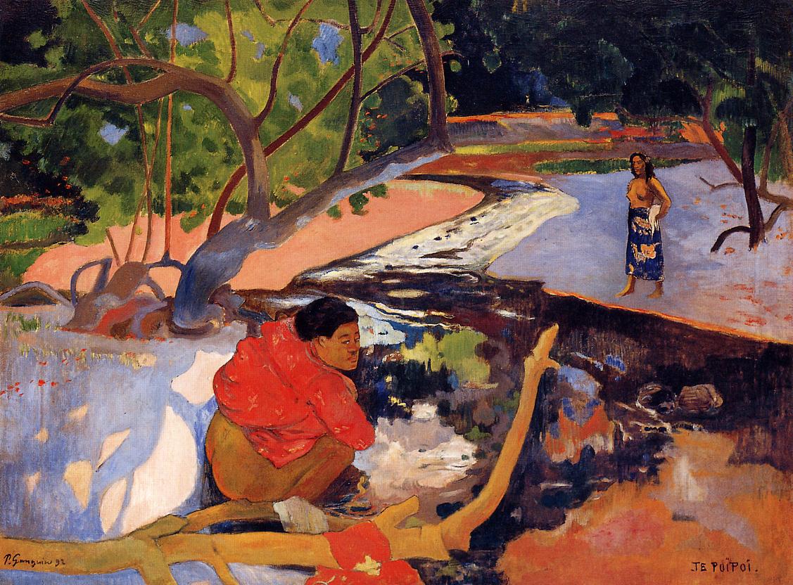 The morning (1892) Paul Gauguin tablo - Dekolata