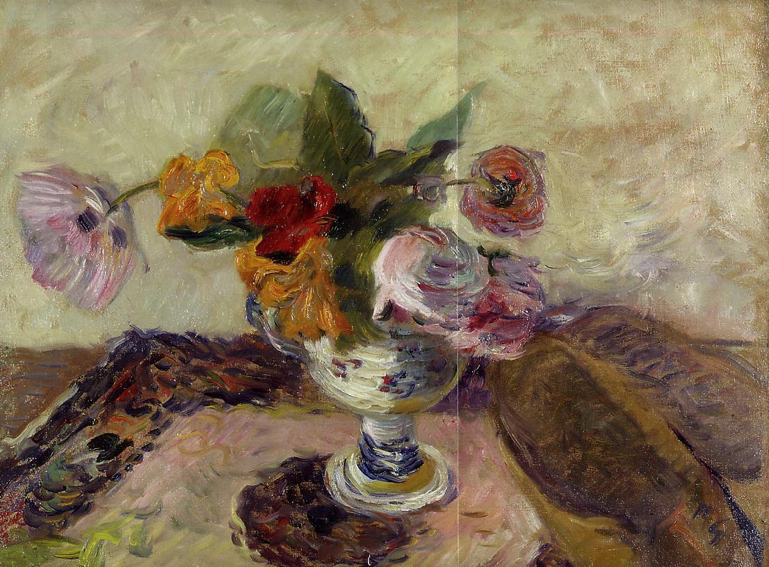 Vase of flowers (1886) Paul Gauguin tablo - Dekolata