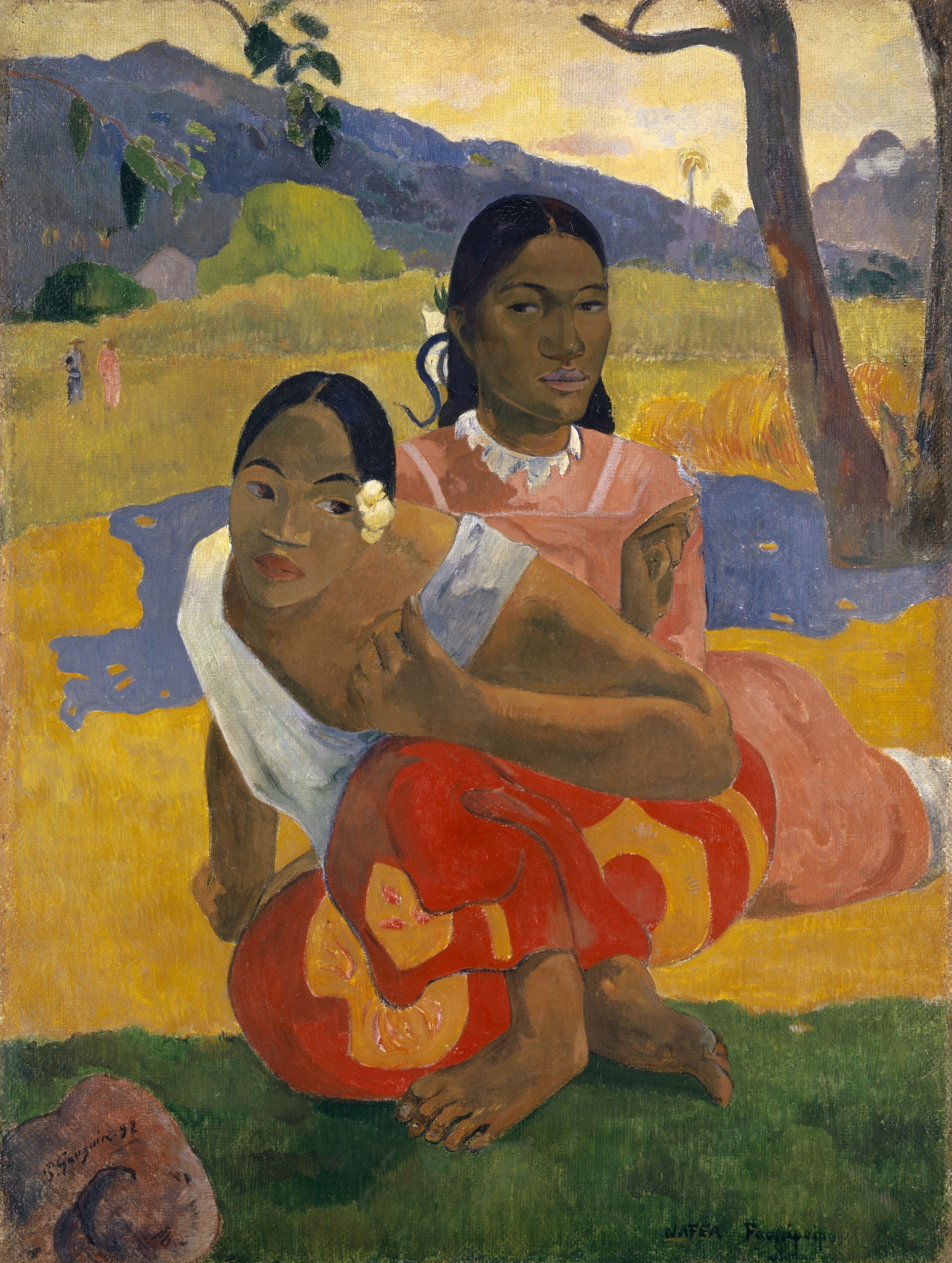 When Will You Marry (1892) Paul Gauguin tablo - Dekolata