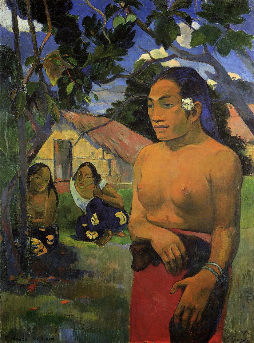 Where are you going (1892) Paul Gauguin tablo - Dekolata