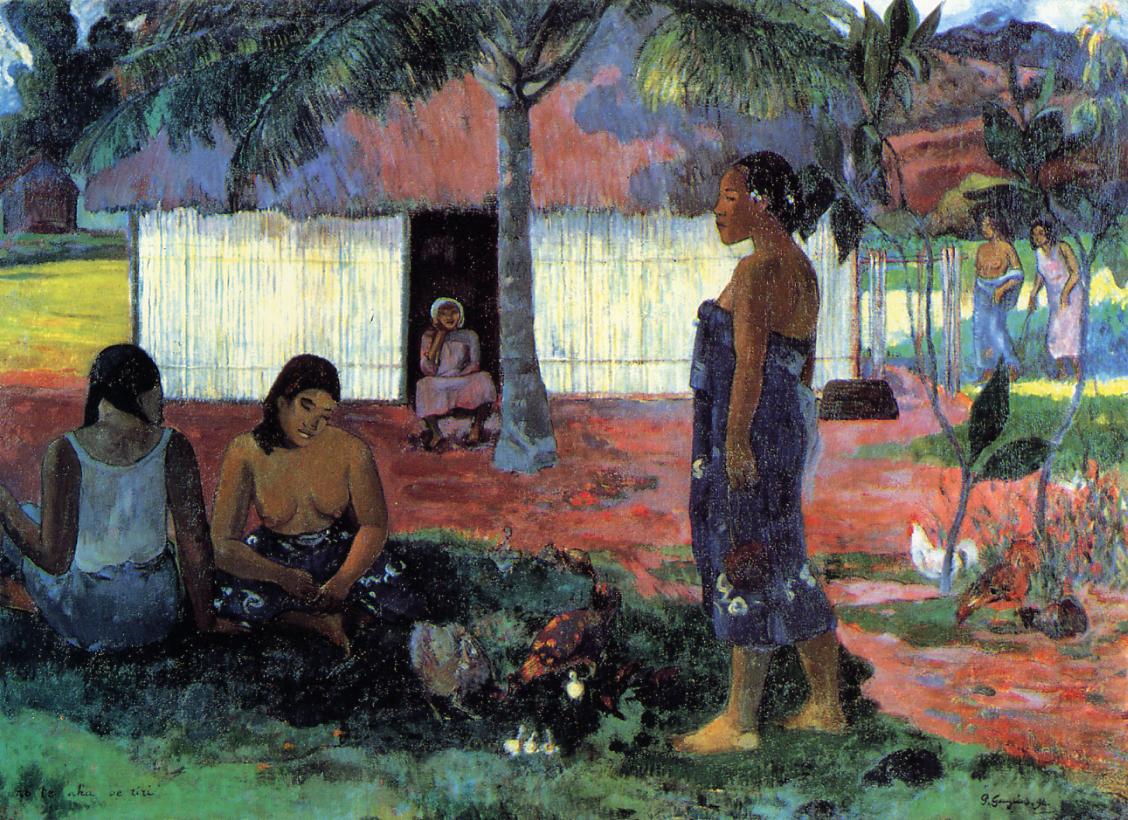 Why Are You Angry (1896) Paul Gauguin tablo - Dekolata