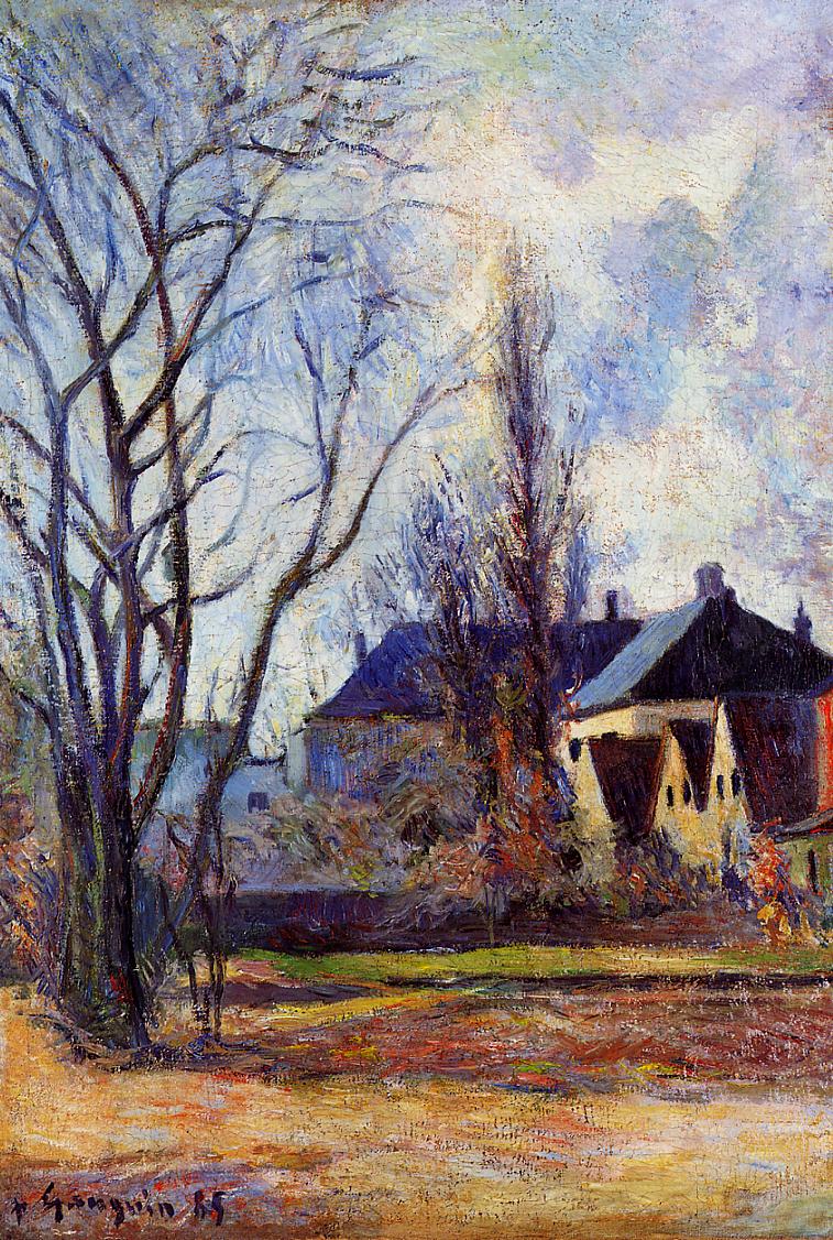 Winter's end (1885) Paul Gauguin tablo - Dekolata
