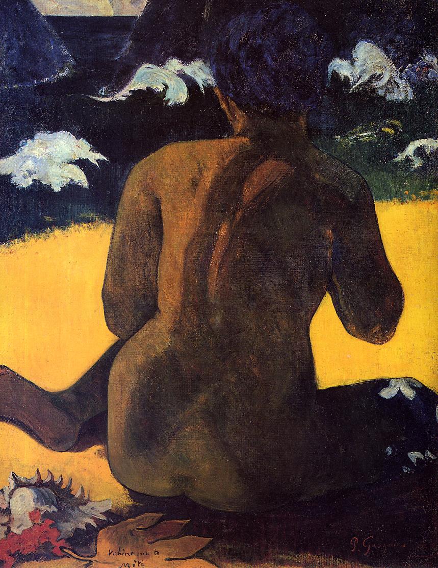 Woman by the sea (1892) Paul Gauguin tablo - Dekolata