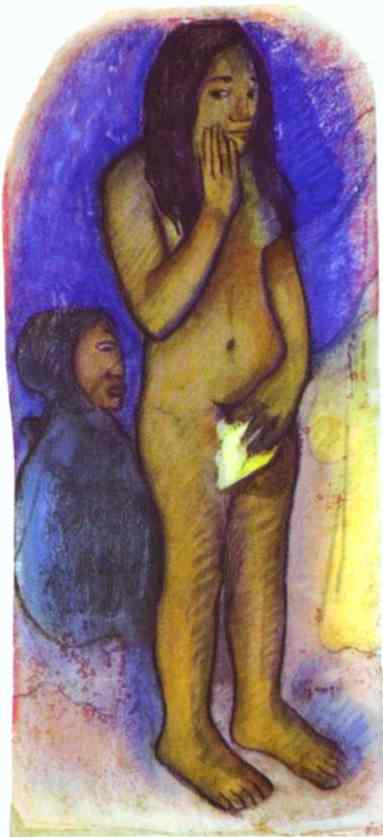 Words of the Devil (1892) Paul Gauguin tablo - Dekolata