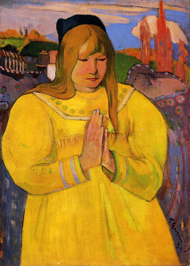 Young Christian Girl (1894) – Paul Gauguin Tablo
