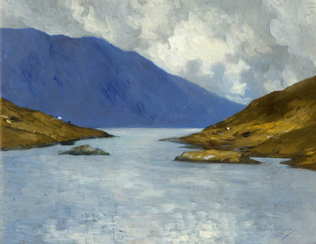 Leenane (1913) Paul Henry tablo - Dekolata