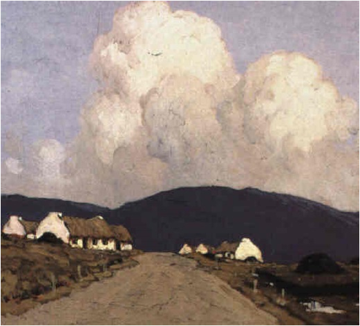The Road to the Mountains Paul Henry tablo - Dekolata