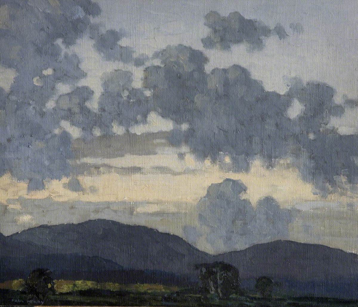 Wicklow Landscape Paul Henry tablo - Dekolata