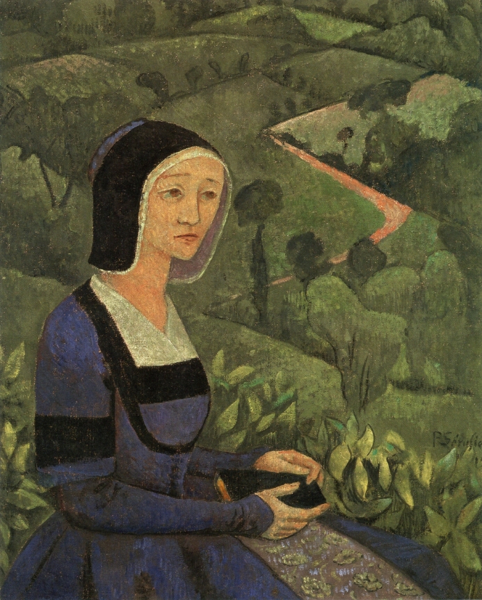 A Widow (1919) Paul Sérusier tablo - Dekolata