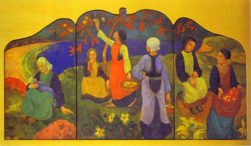 Apple Harvest (1891) Paul Sérusier tablo - Dekolata