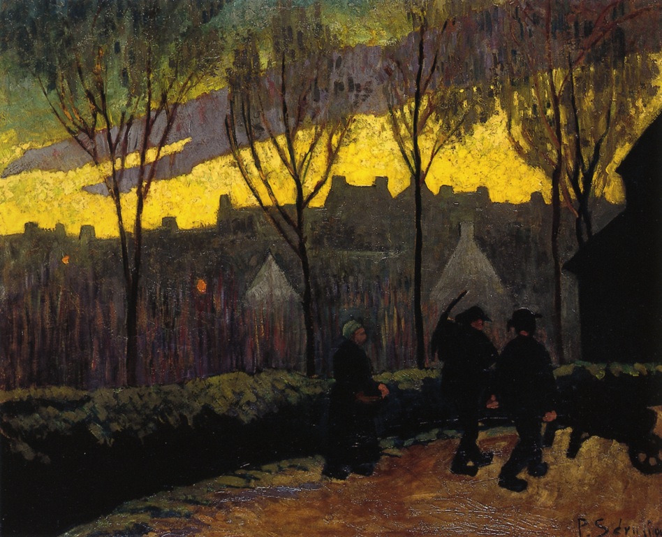 Evening (1906) Paul Sérusier tablo - Dekolata