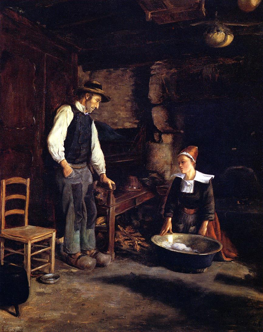 Interior (1888) Paul Sérusier tablo - Dekolata