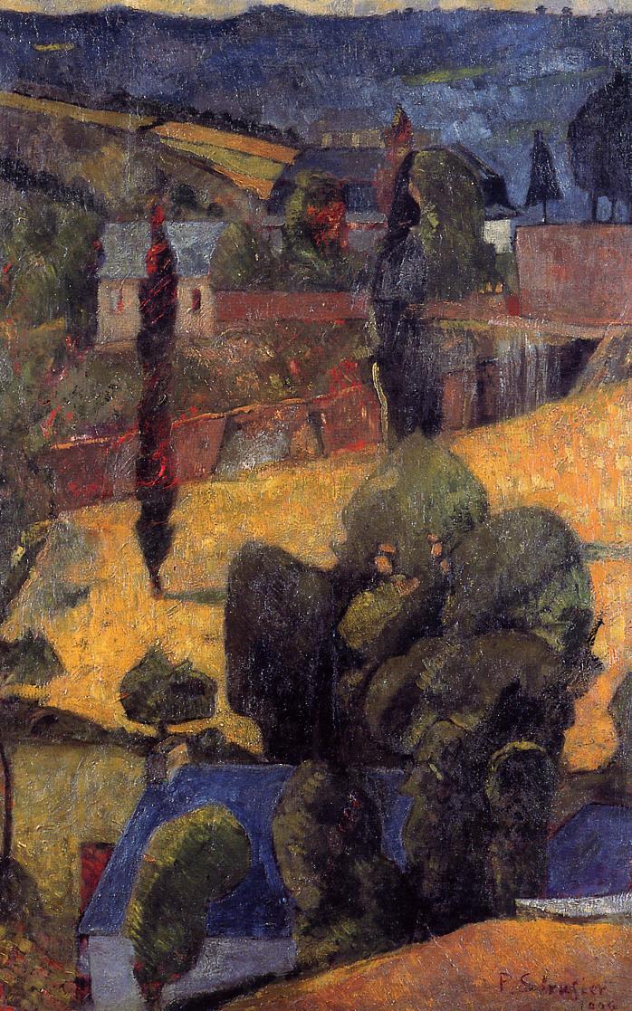 Landscape (1904) Paul Sérusier tablo - Dekolata
