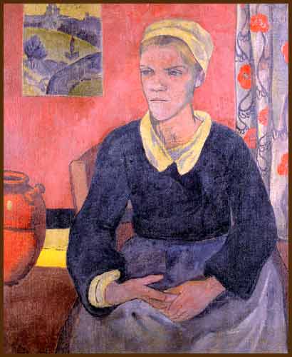Louise (The Breton servant) (1890) – Paul Sérusier Tablo