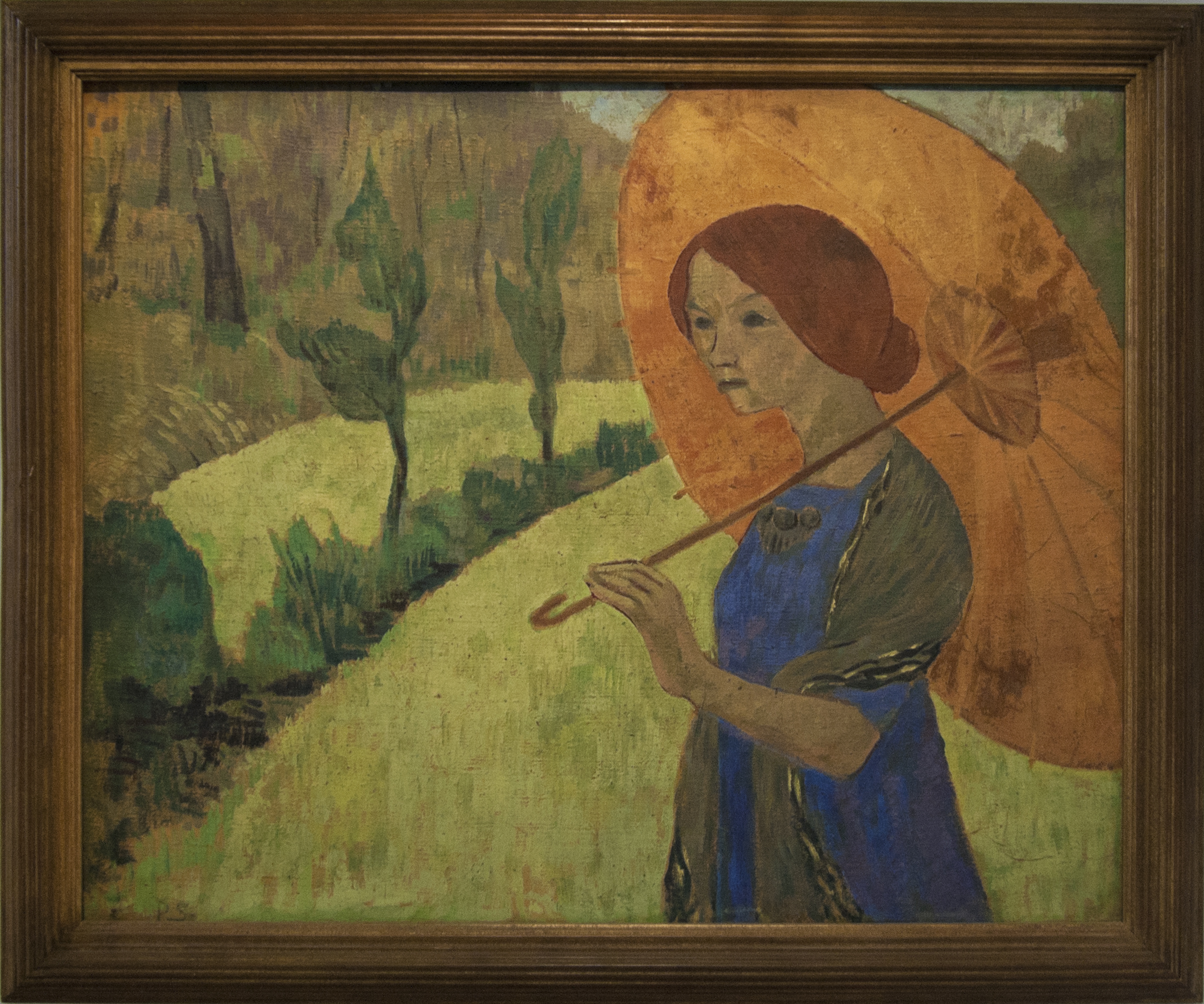 Madame Serusier with a Parasol (1912) Paul Sérusier tablo - Dekolata
