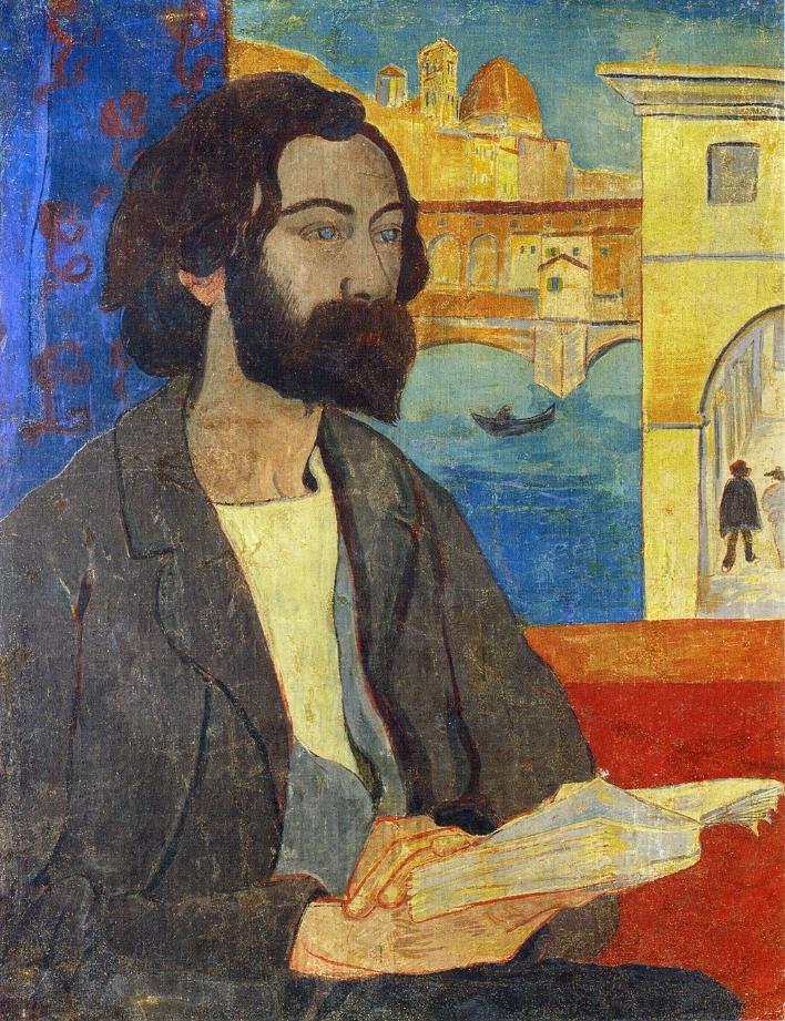 Portrait of Emile Bernard at Florence (1893) Paul Sérusier tablo - Dekolata