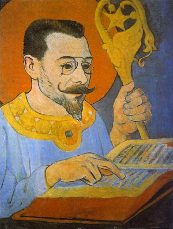Portrait of Paul Ranson Dressed as a Prophet (1890) Paul Sérusier tablo - Dekolata
