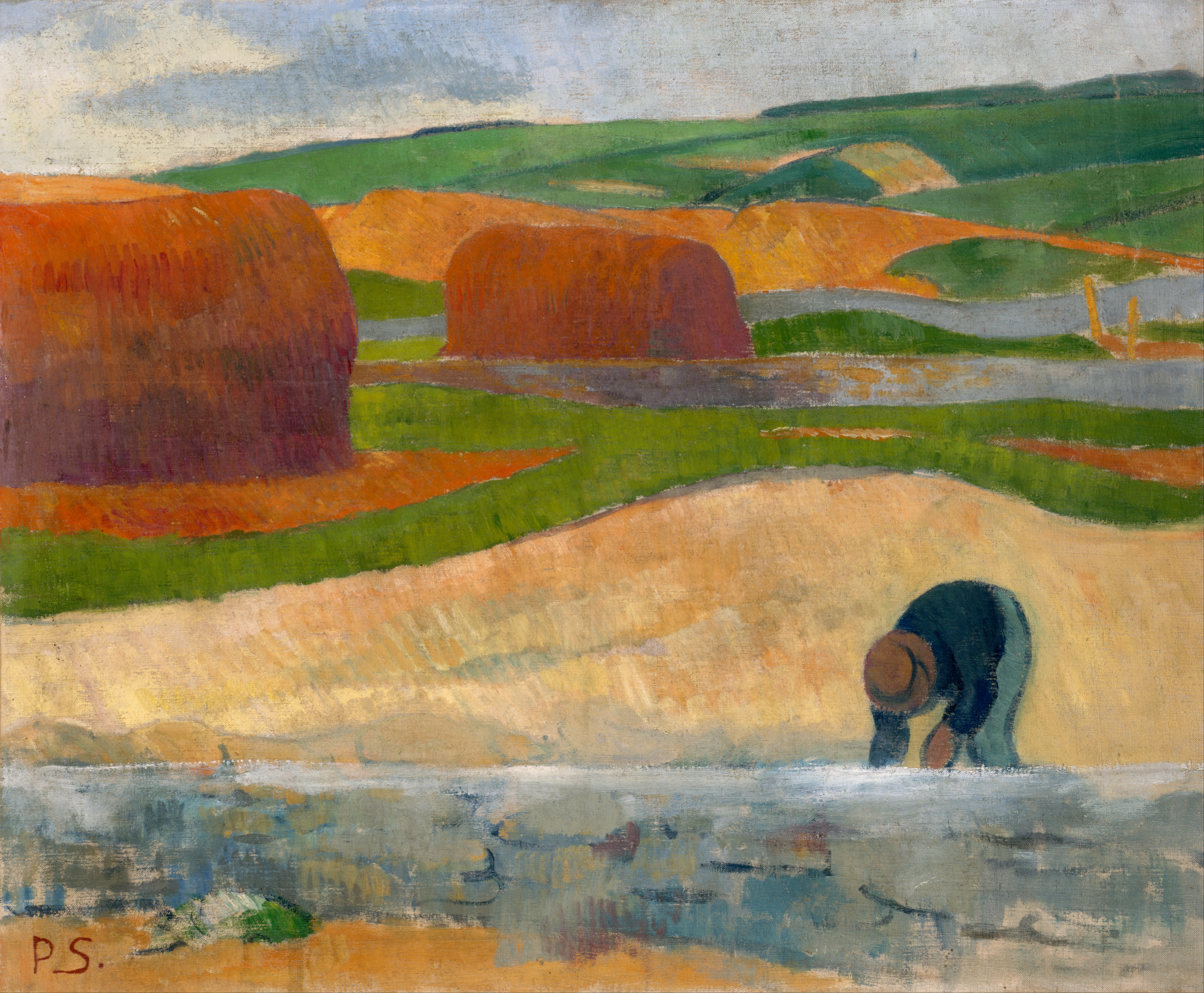 Seaweed Gatherer (1890) Paul Sérusier tablo - Dekolata